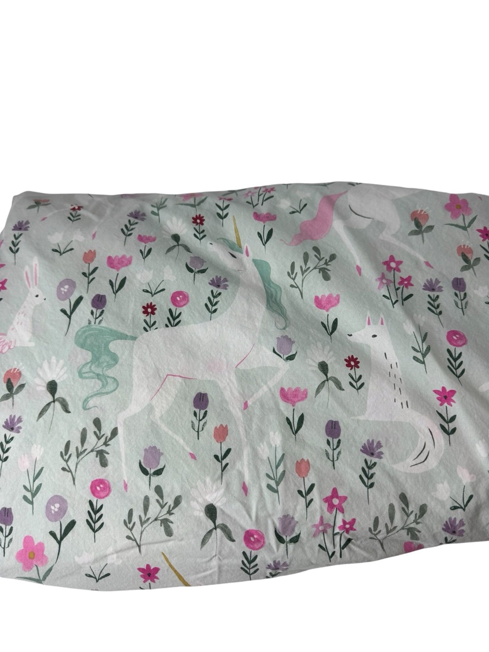 Pottery Barn Kids Mystical Unicorn Organic Cotton Twin Duvet Cover